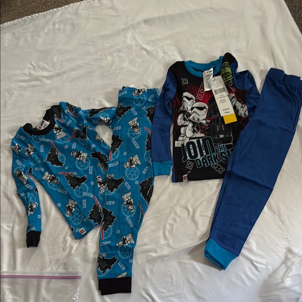Lego Blue and Black Graphic Pajama Sets